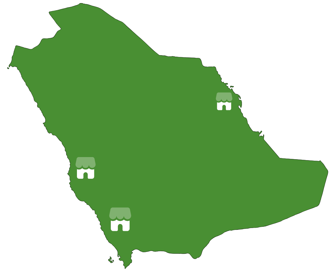 خريطة فروع أبو طافش في المملكة