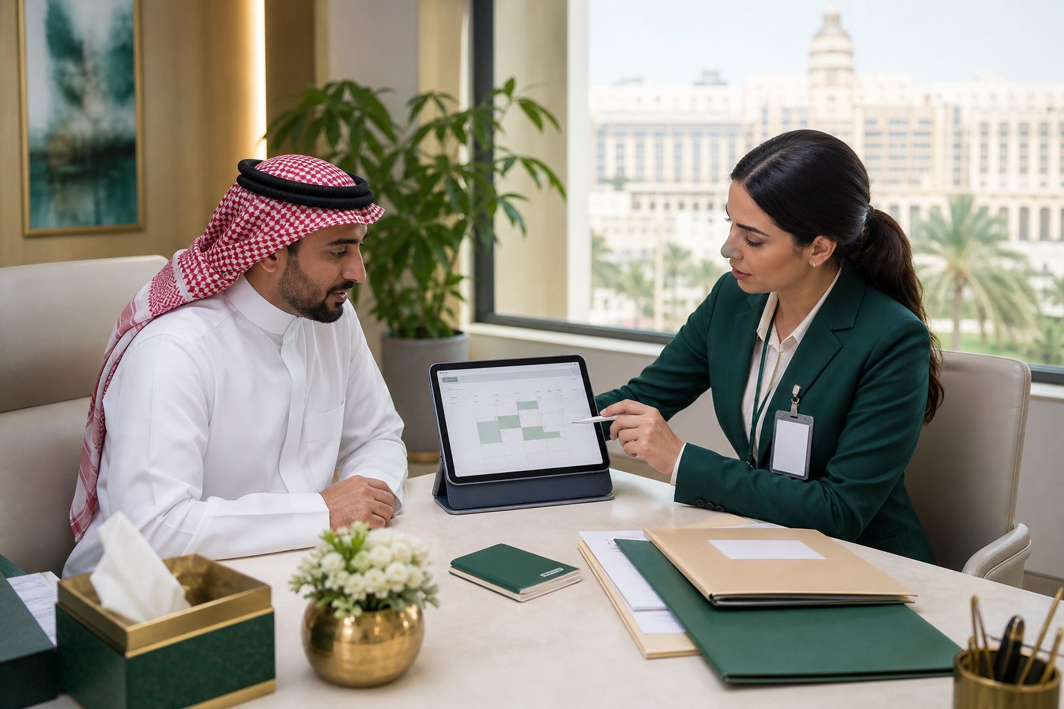 تنظيم مواعيد الرحلة العلاجية