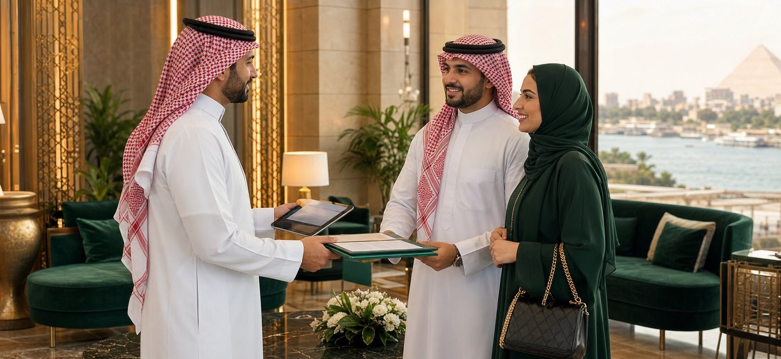 استقبال عميل السياحة العلاجية في القاهرة