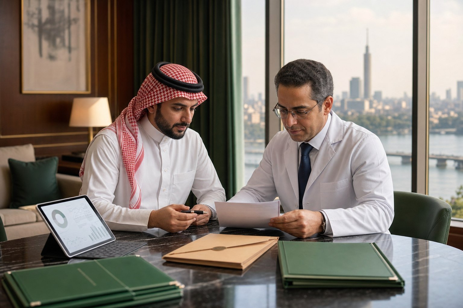 متابعة التقارير الطبية بعد الزيارة