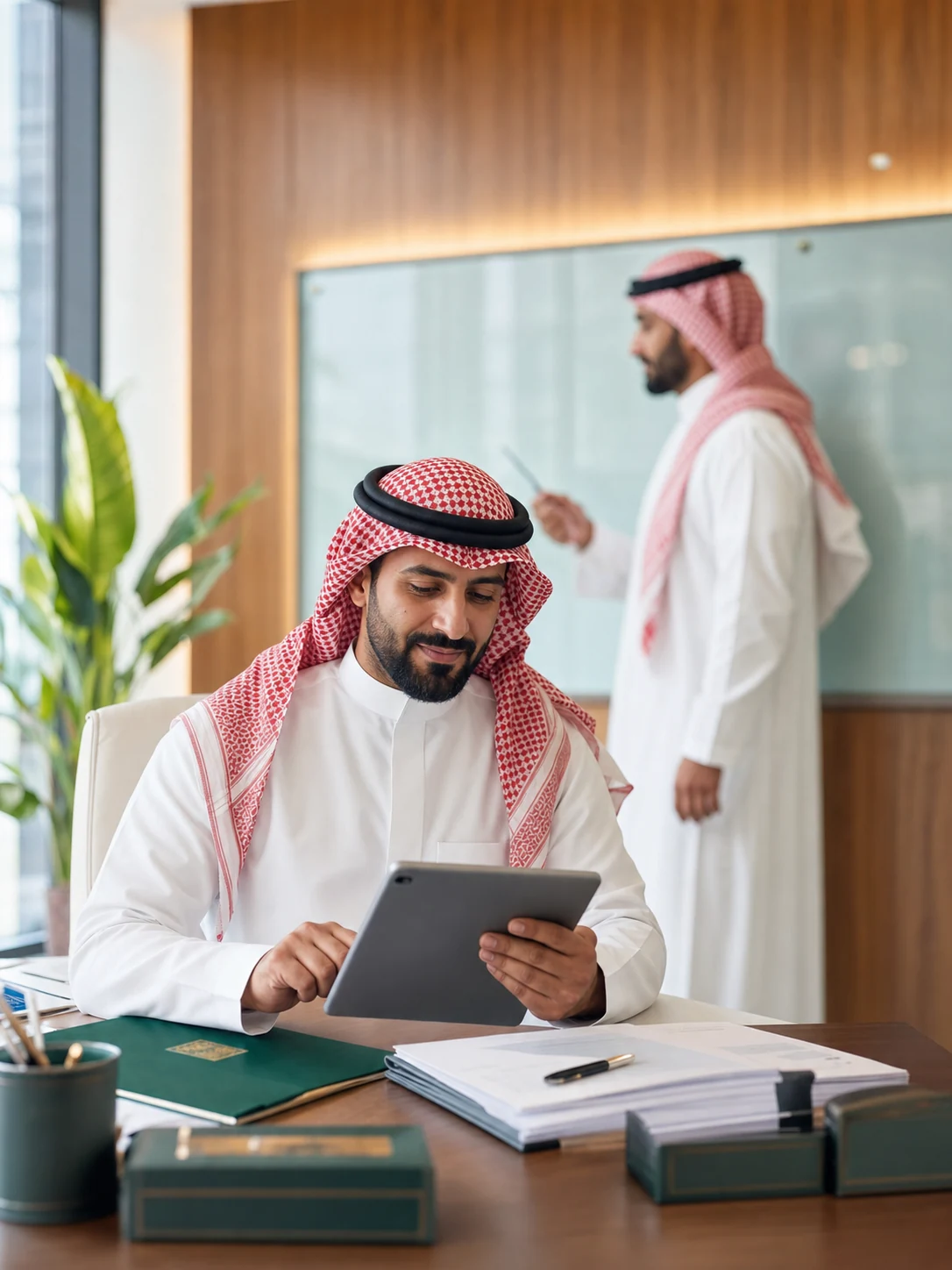مستشار أبو طافش يتابع طلب عميل